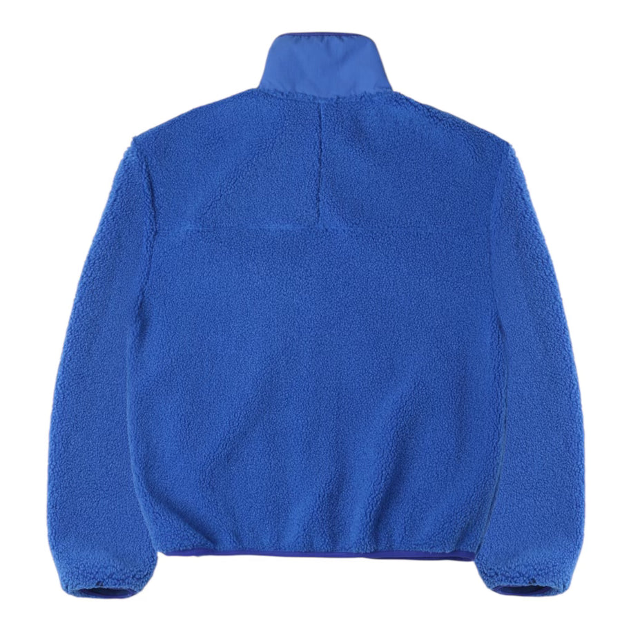 No Feelings Blue Sherpa Zip Up