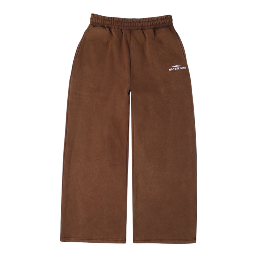 No Feelings Brown Sweatpants