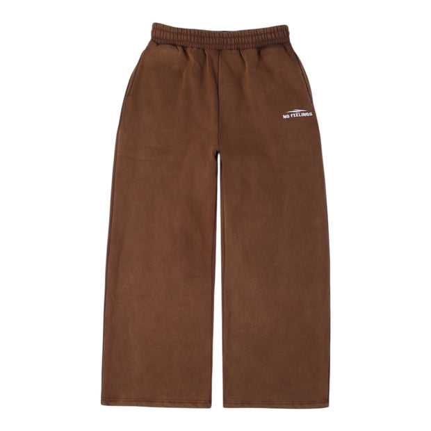 No Feelings Brown Sweatpants