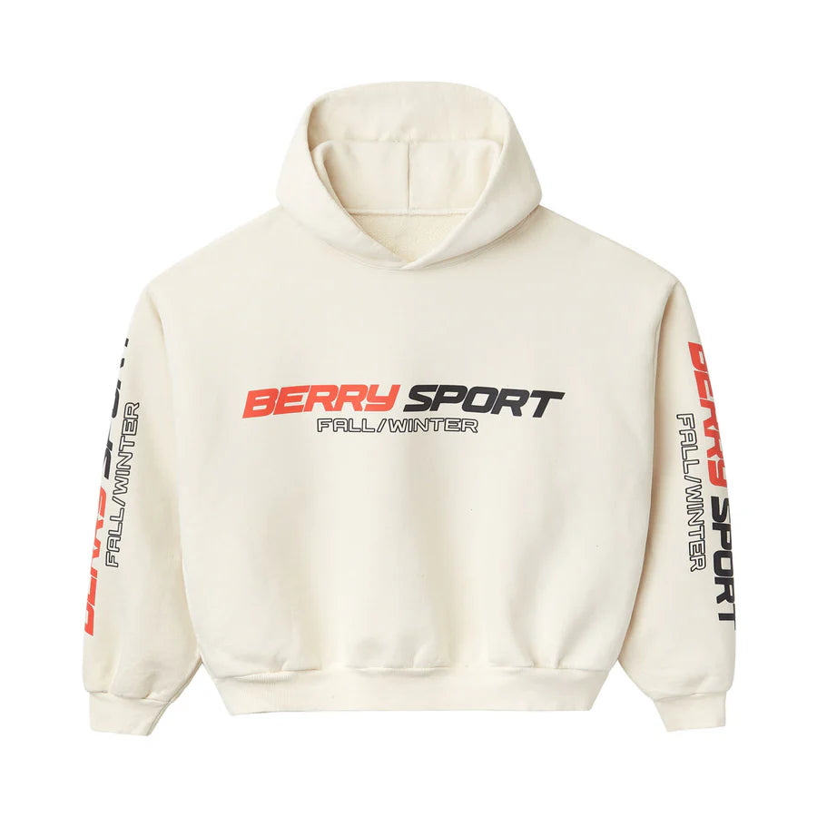 GV GALLERY BERRY SPORTS HOODIE CREAM