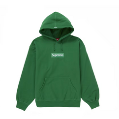 Supreme Box Logo Hooded Sweatshirt (FW24) Green