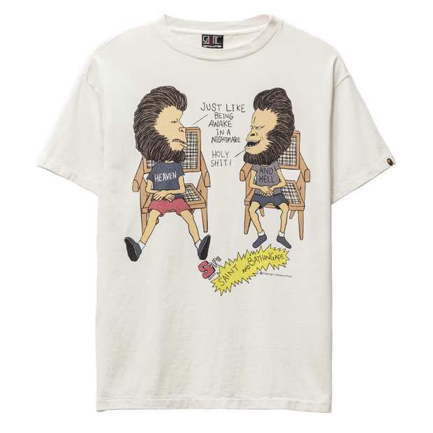 BAPE x Saint Mxxxxxx Heaven and Hell Tee