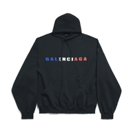 Balenciaga International Hoodie Faded Black