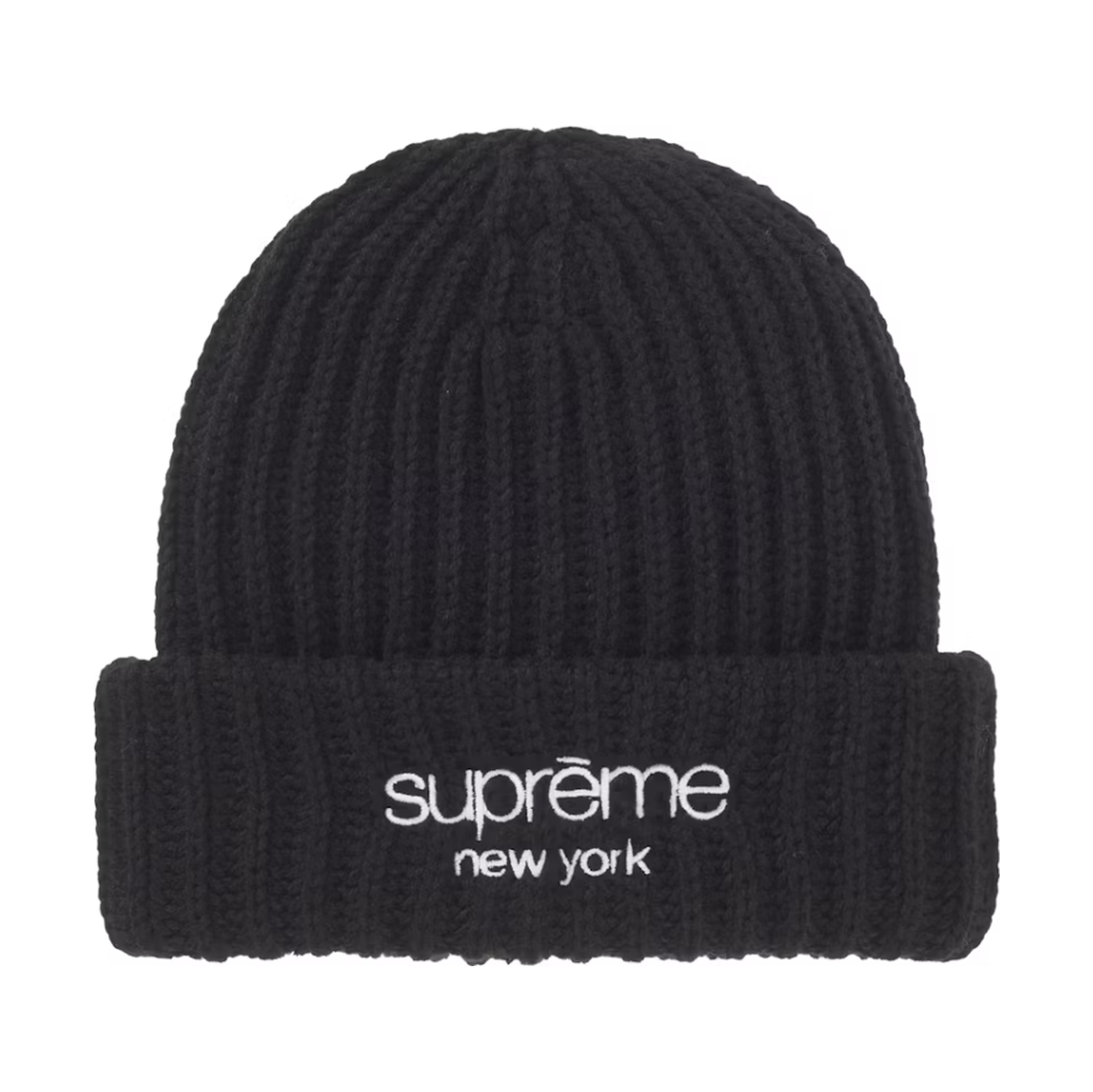 Supreme Chunky Rib Classic Logo Beanie
