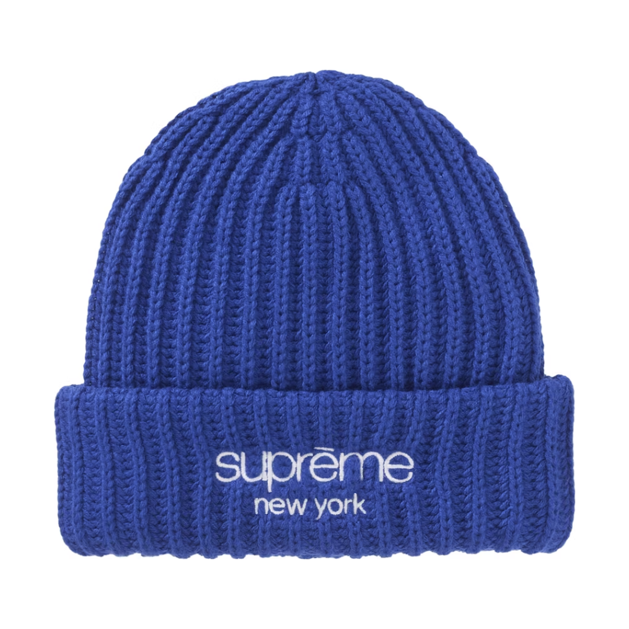 Supreme Chunky Rib Classic Logo Beanie