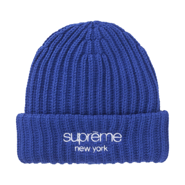 Supreme Chunky Rib Classic Logo Beanie