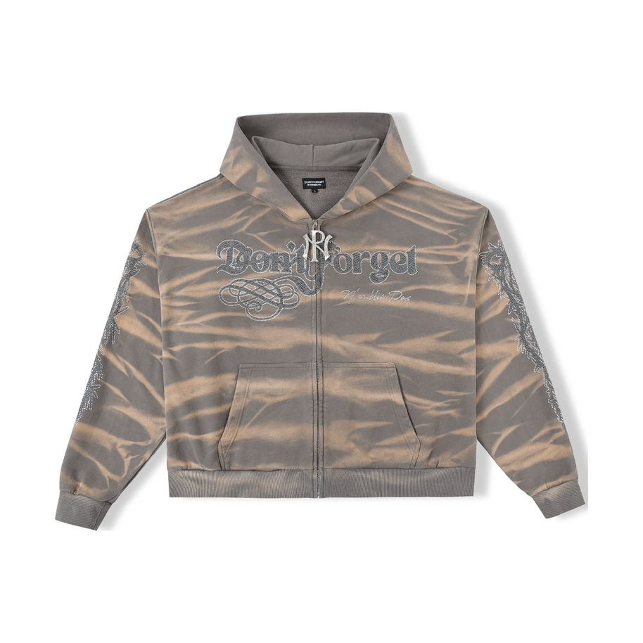 N'oublie Pas Sand Viper Zip Up Hoodie