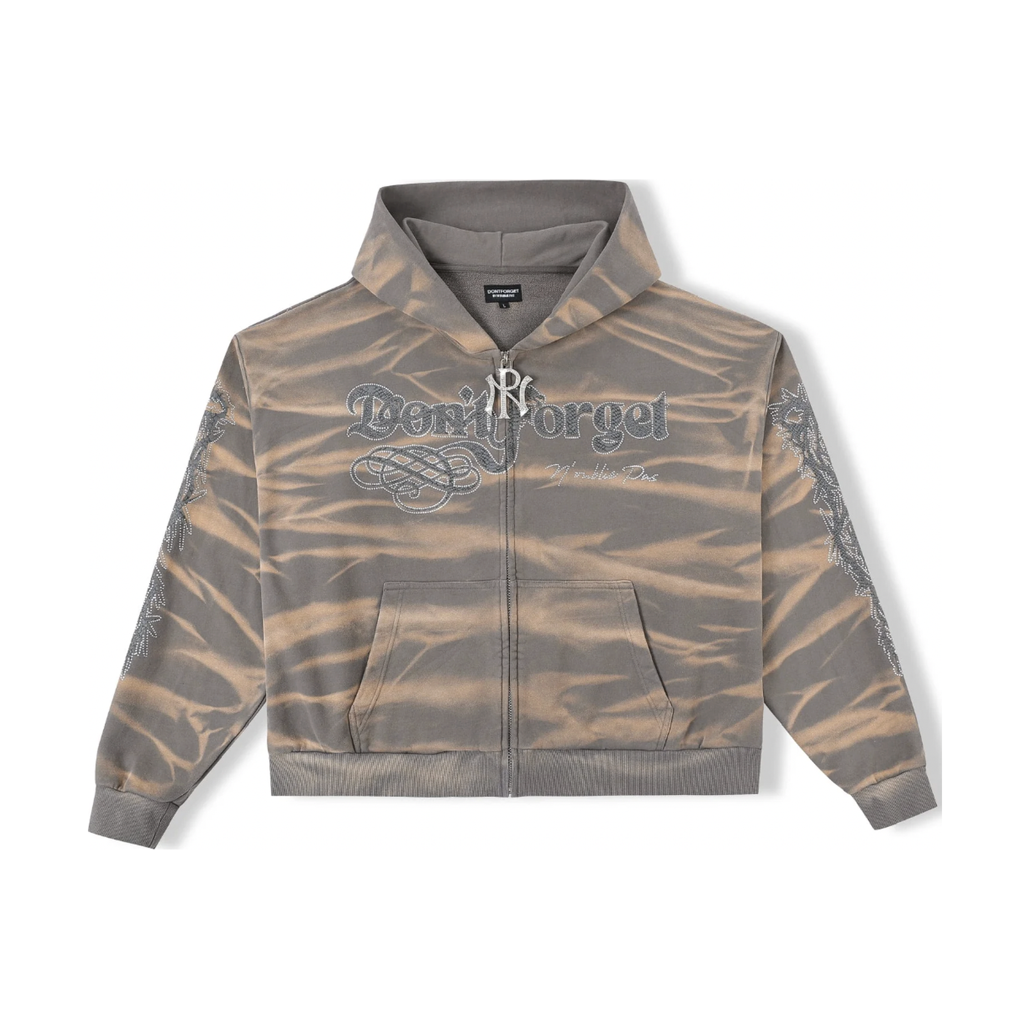 N'oublie Pas Sand Viper Zip Up Hoodie