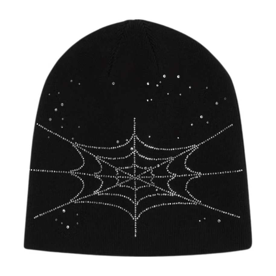 SP5DER Rhinestone Silk Skully