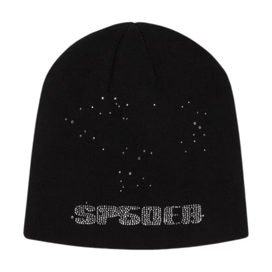 SP5DER Rhinestone Silk Skully