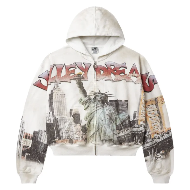 Vale NYC Zip Up White