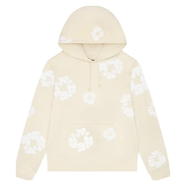 Denim Tears Cotton Wreath Hoodie Oatmeal