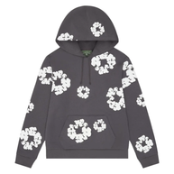 Denim Tears Cotton Wreath Hoodie Charcoal