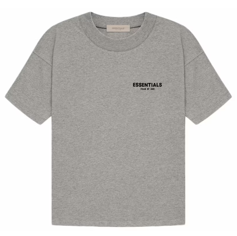 Essentials Corner Hit Dark Oatmeal Tee
