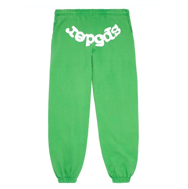 SP5DER Slime Green Classic Sweatpants