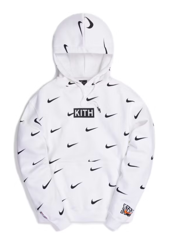 Kith & Nike for New York Knicks AOP Hoodie White