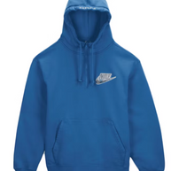 Nike x Supreme Half Zip Hoodie Blue