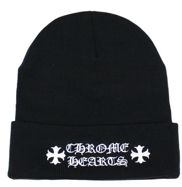 Chrome Hearts Black Beanie