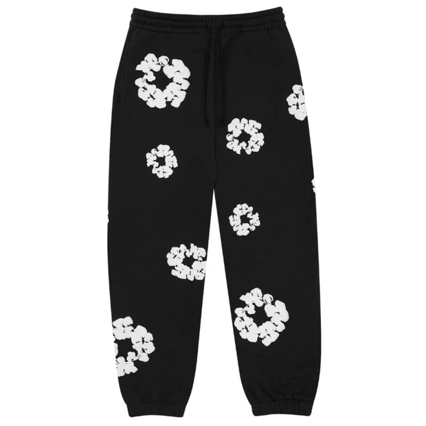 Denim Tears The Cotton Wreath Sweatpants Black