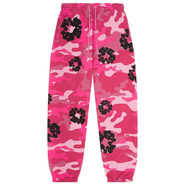 Denim Tears Pink Camo Cotton Wreath Sweats