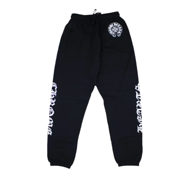 Chrome Hearts Horseshoe Logo Sweatpants Black