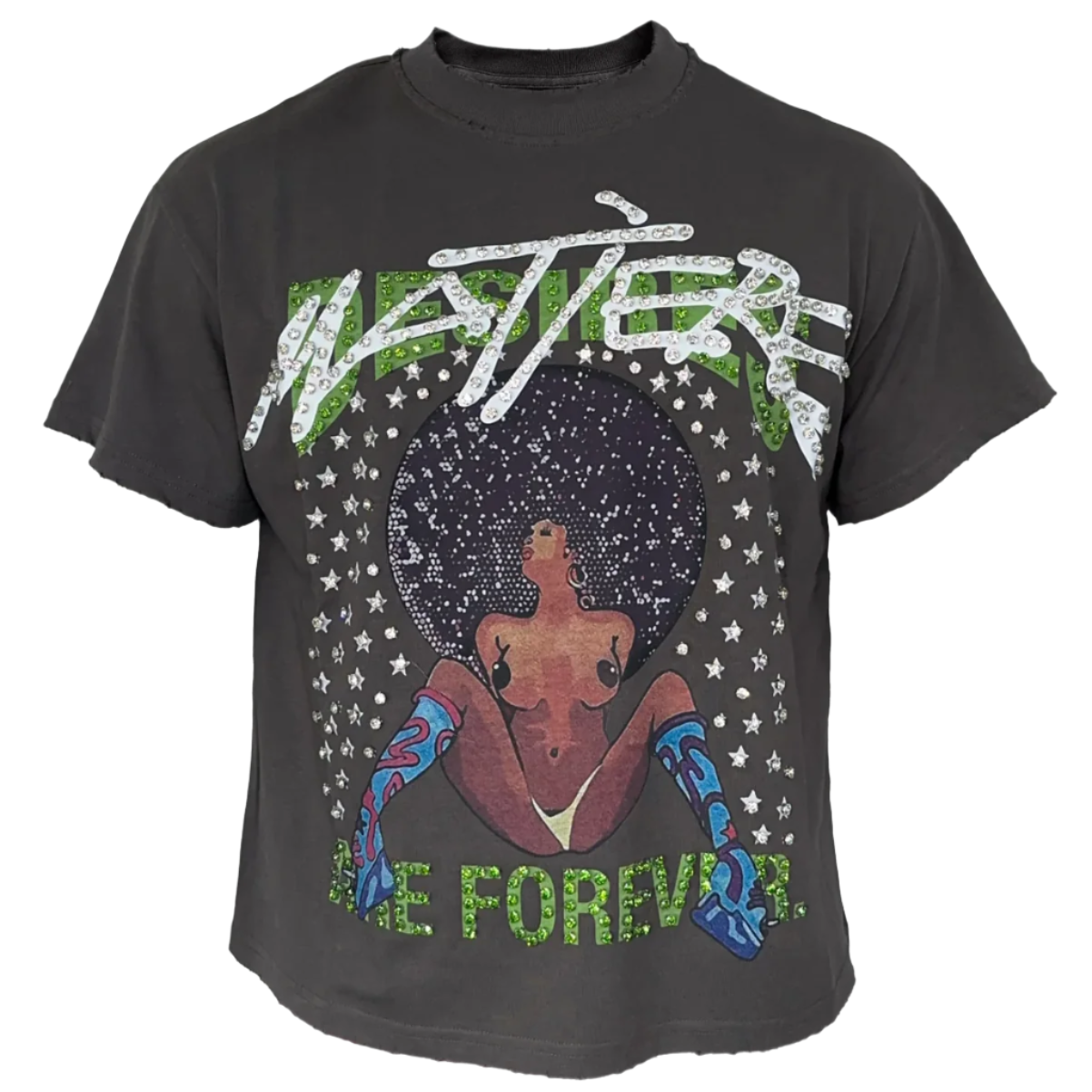 Matiere De Desirs Afrogirl Grey Tee