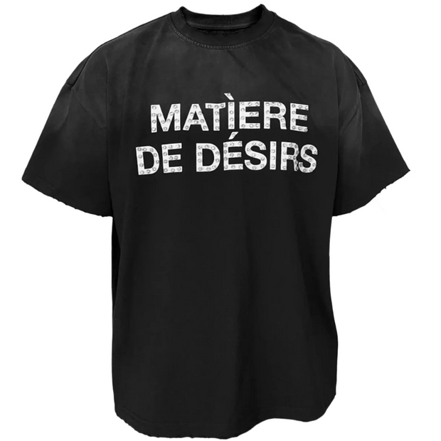 Matiere De Desirs Diamonds Black Tee