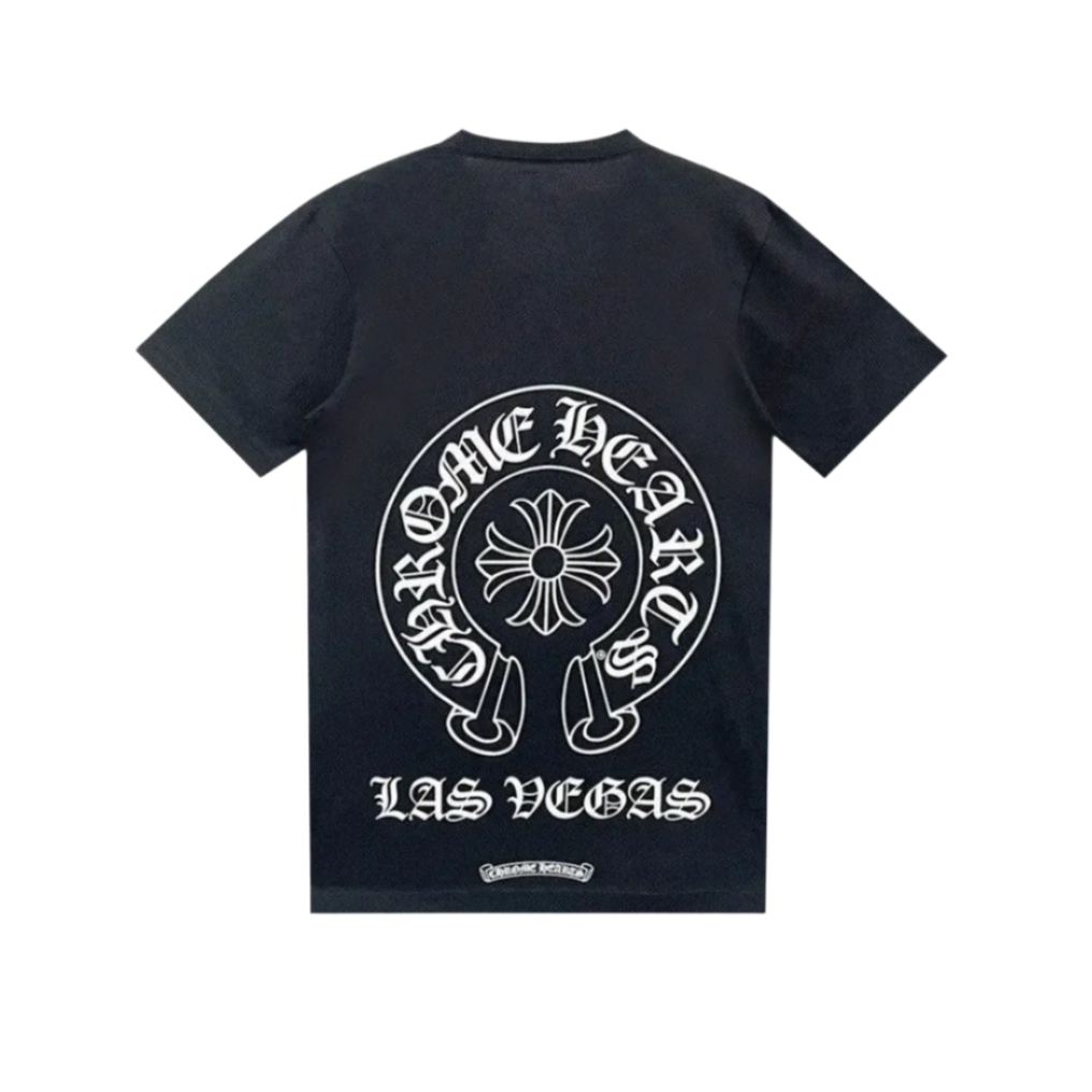 Chrome Hearts Las Vegas Horseshoe Pocket Tee Black