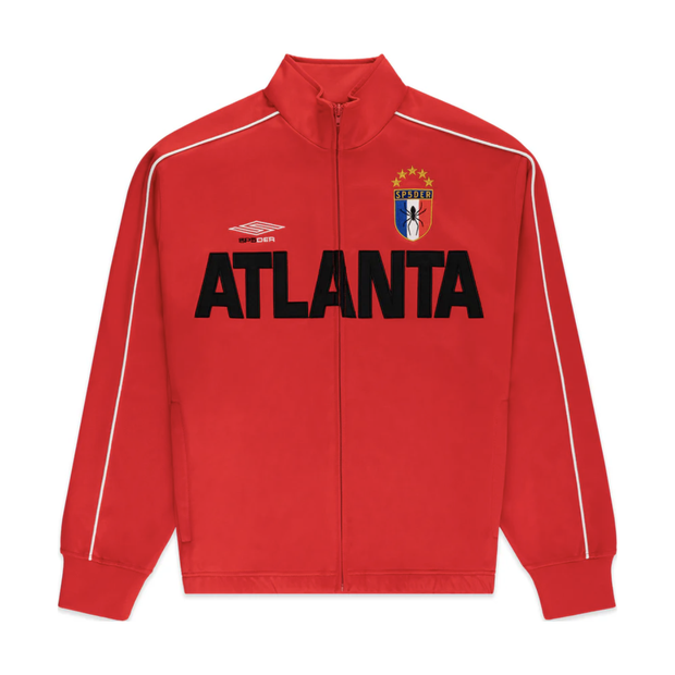SP5DER Atlanta Track Jacket Red
