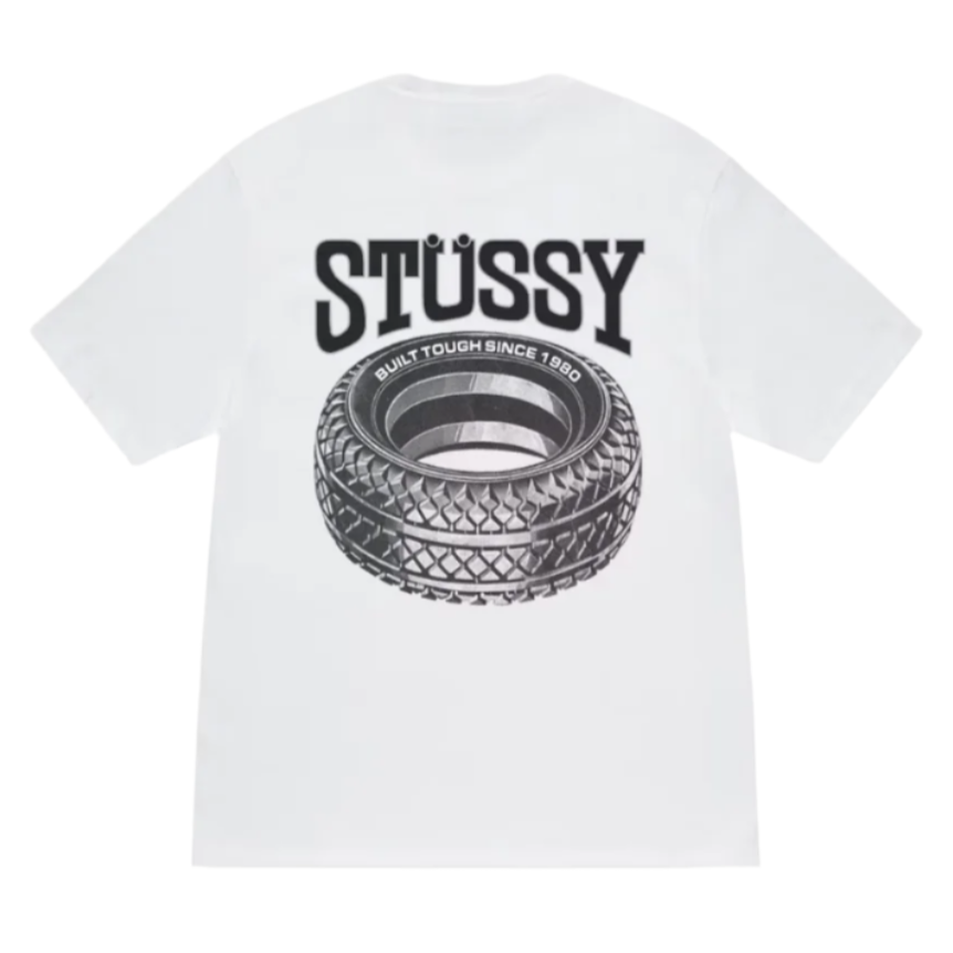 Stussy Tough Tread Tee White
