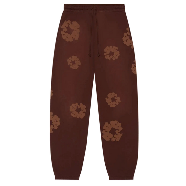 Denim Tears Mono Cotton Wreath Sweatpants Brown