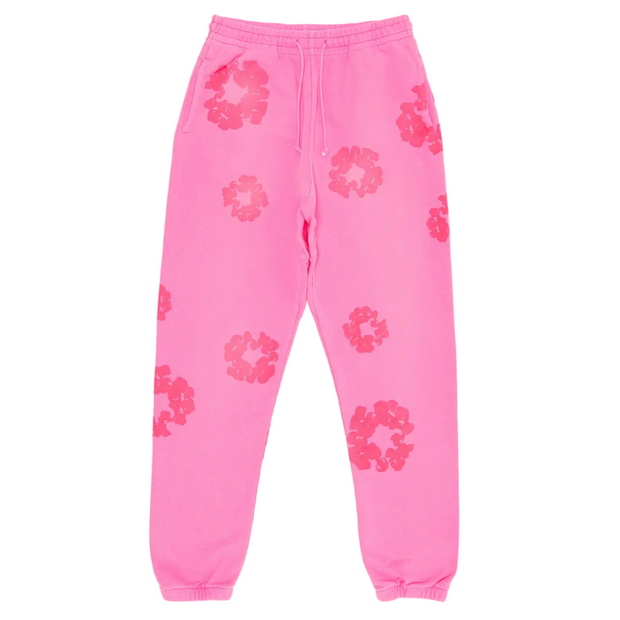 Denim Tears Mono Cotton Wreath Sweatpants Pink