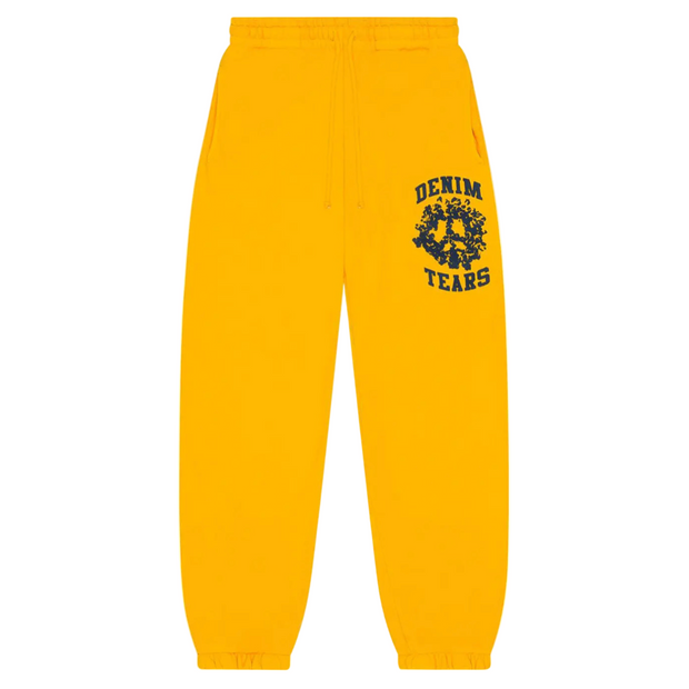 Denim Tears Tears Yellow University Sweatpants