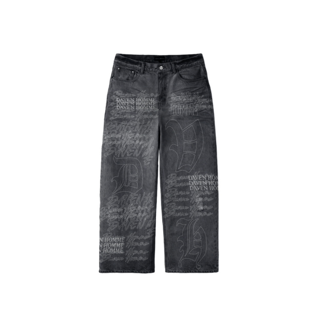 Daven Homme Graffiti Denim