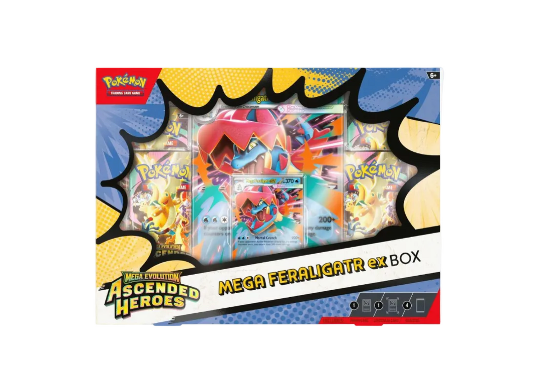 Pokemon Ascended Heroes Mega Feraligatr ex Box
