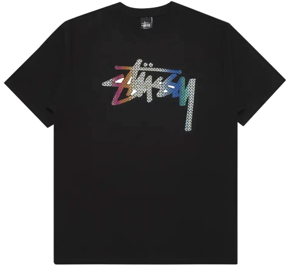 Stussy Kaleidoscope Tee Black