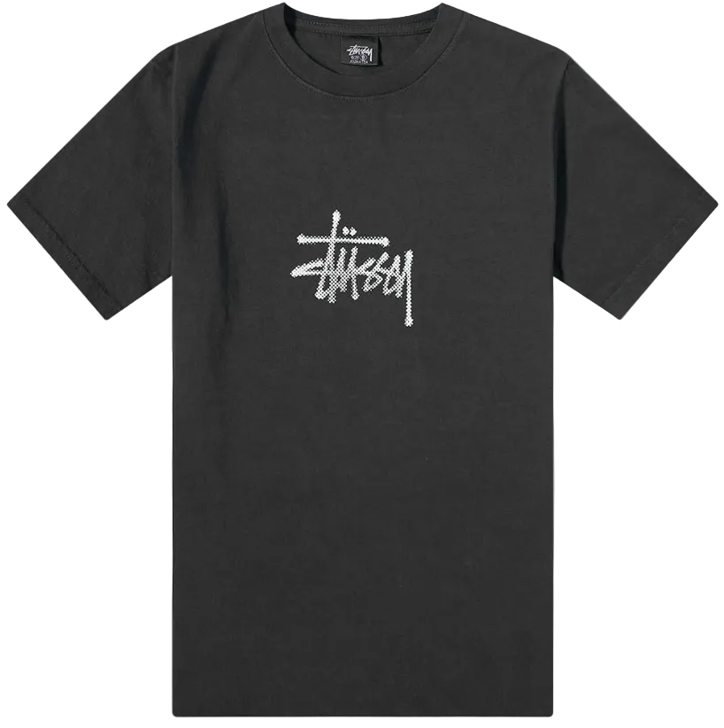 Stussy Surf Tomb Pigment Dyed Tee Black