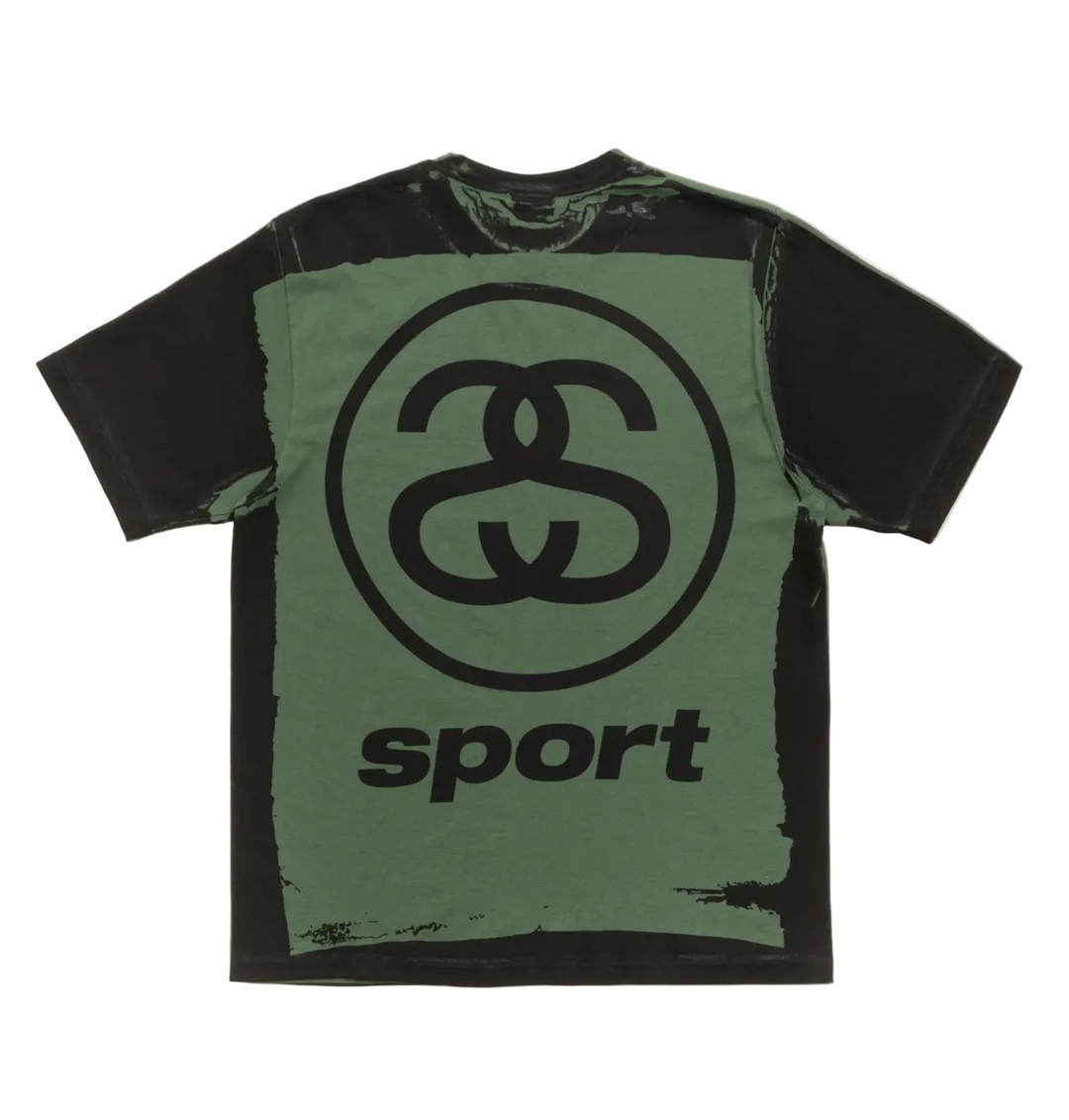 Stussy Link Sport Pigment Green Dyed Tee