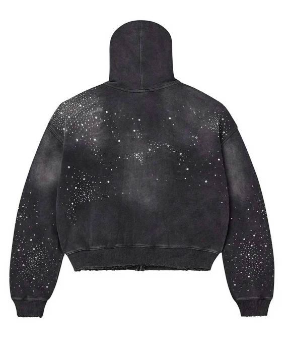 Vale Forever Classico Zip Up Hoodie Black