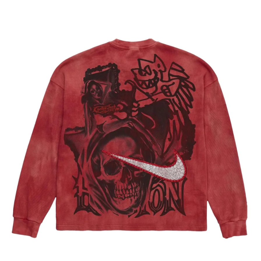 Travis Scott Cactus Jack x Nike Tie Dye Thermal L/S Shirt