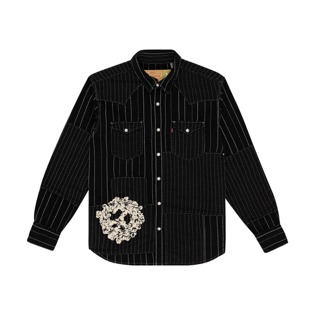 Denim Tears Peace Patch Western Button Up