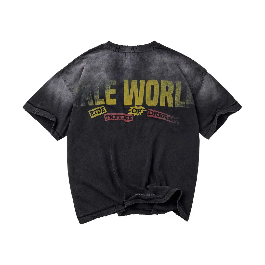 Vale Newspaper Tee Black