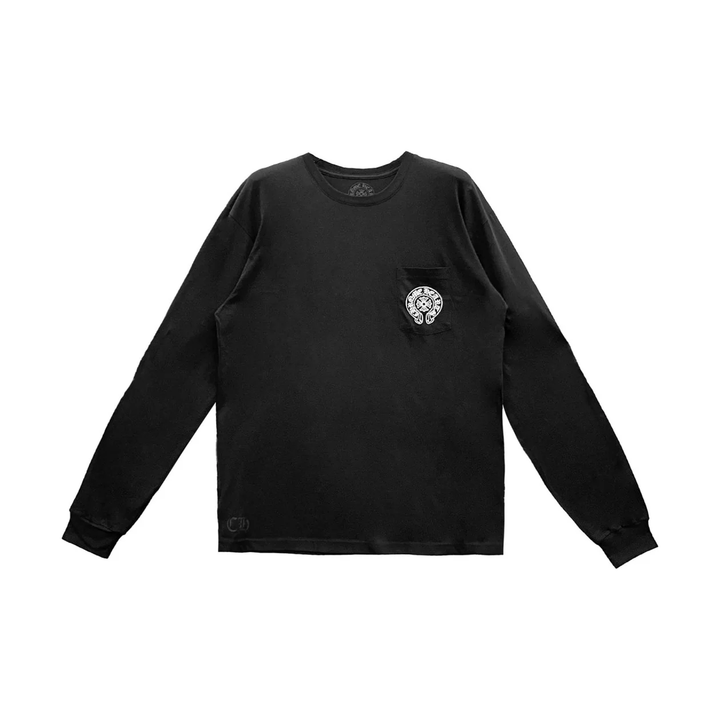 Chrome Hearts Aspen Floral Sleeve Black Pocket L/S