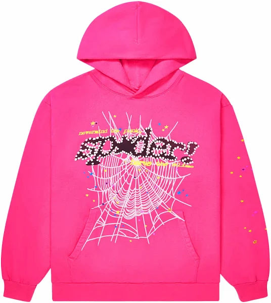 SP5DER P*NK v2 Hoodie Magenta